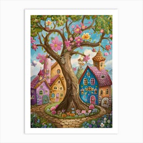 Fairytale Tree Art Print