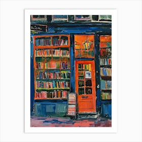 Amsterdam Book Nook Bookshop 4 Art Print