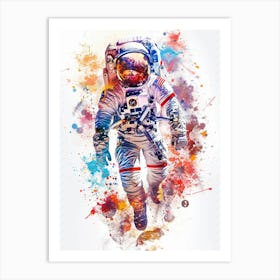 Astronaut Canvas Print 9 Art Print