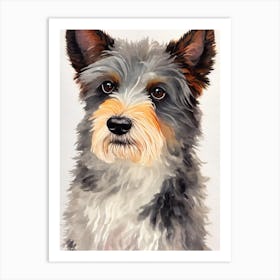 Pumi Watercolour Dog Art Print