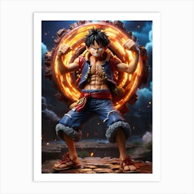 One Piece Figure Art Print