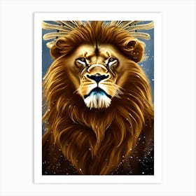 Zodiac Lion Art Print