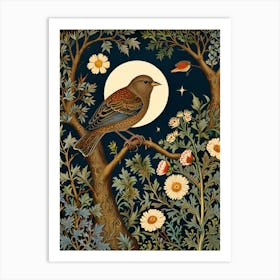 William Morris Bird In A Tree 2 Art Print