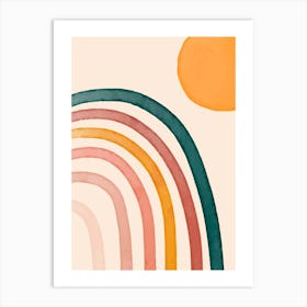 Rainbows Abstract Art Print