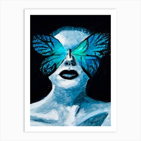 Butterfly Eyes Art Print