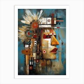 Native American Tribal lLeader Art Print