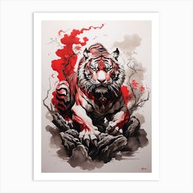 Tiger 4 Art Print