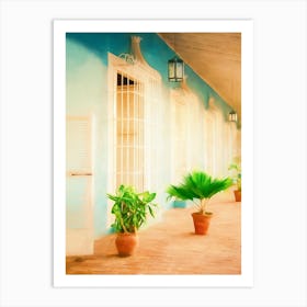 The Cuban Terrace Art Print