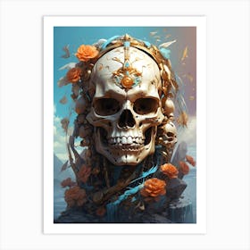 Skull Of The Gods Art Print