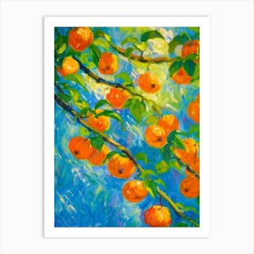 Oranges On The Tree Art Print