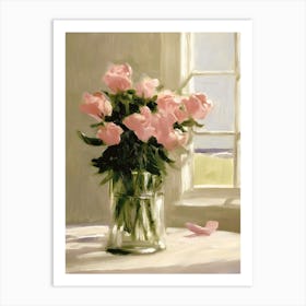 Pink Roses Art Print