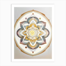 Mandala Symbol Abstract Painting Art Print