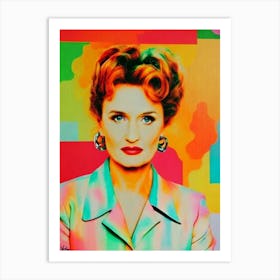 Melissa Leo Colourful Pop Movies Art Movies Art Print