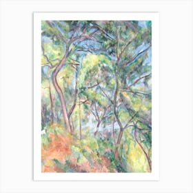 Undergrowth, Paul Cézanne Art Print