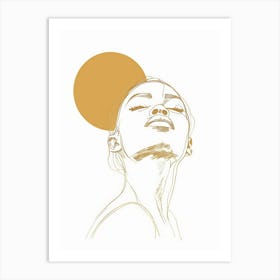 Portrait Of A Woman 504 Art Print