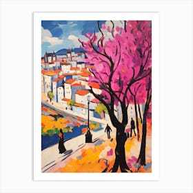 Santander Spain 5 Fauvist Painting Art Print