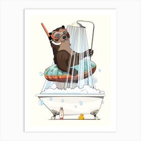 Spectacled Bear Art Print