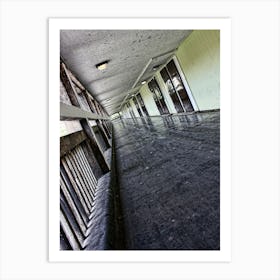 Park Hill Derelict Balcony (2008) Art Print