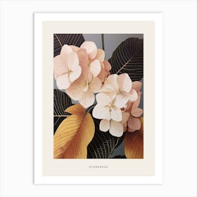 Flower Illustration Hydrangea 3 Poster Art Print