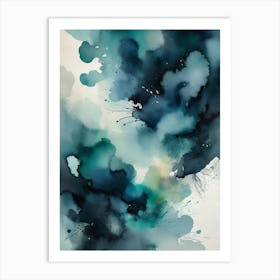 Abstract Watercolor Painting 20 Art Print