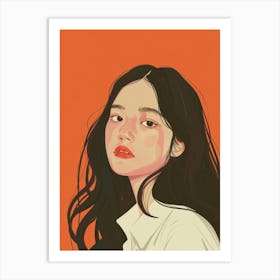 Asian Girl 42 Art Print