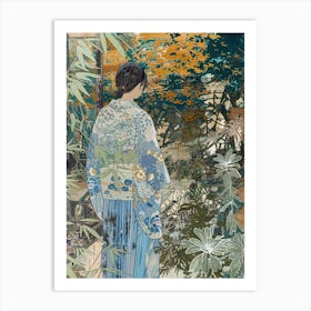 In The Garden Ryoan Ji Garden Japan 5 Art Print