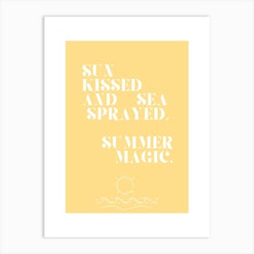 Summer magic Art Print