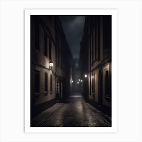 Dark Alley Art Print