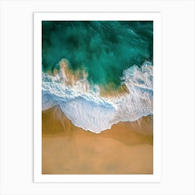 Aerial View Of A Beach 58 Art Print