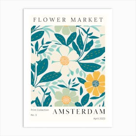 Flower Market Art Print