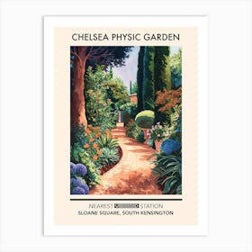 Chelsea Physic Garden London Parks Garden 1 Art Print