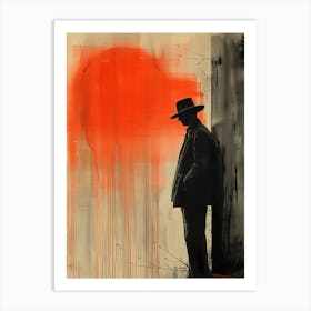 'The Man In The Hat' Art Print