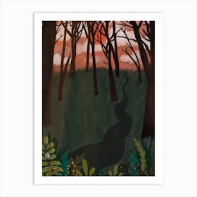 Woodland Trail Art Print