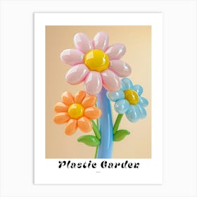 Dreamy Inflatable Flowers Poster Daisy 3 Art Print