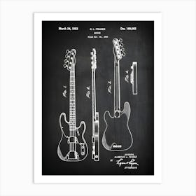 Bass Guitar Patent Print Guitar Print Guitar Art Guitar Blueprint Electric Guitar Patent Guitar Print Patent Print Mg0621 Art Print