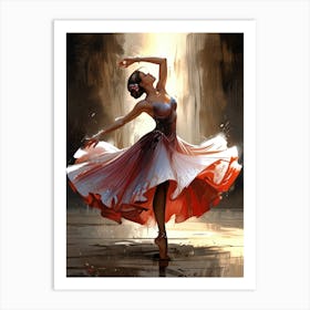 Ballerina 8 Art Print