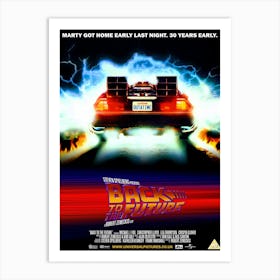 Back to the Future Art Print