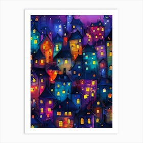 Night City Art Print