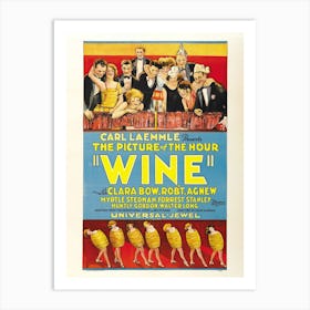 Wine Film Poster Art Print
