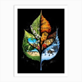 Autumn Leaves 2 Art Print