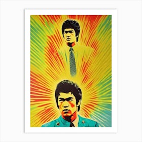Bruce Lee Colourful Pop Movies Art Movies Art Print