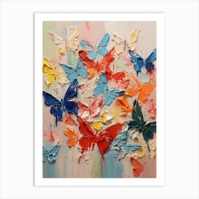 Butterflies Abstract 1 Art Print