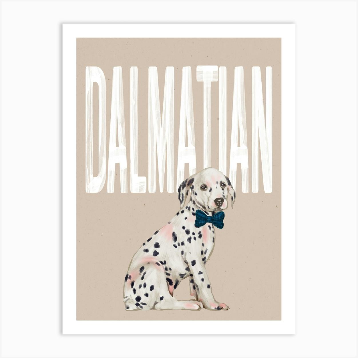 Dalmatian Dog Art Print By Art Fox Design Fy