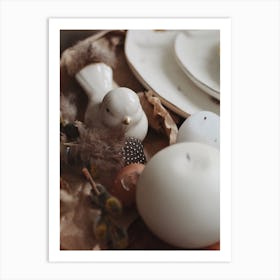 Autumn Table Setting Art Print