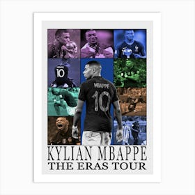 Kylian Mbappé 3 Art Print