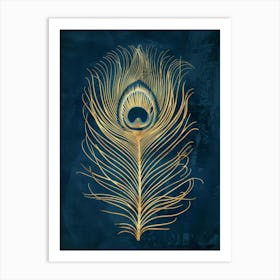 Peacock Feather 11 Art Print