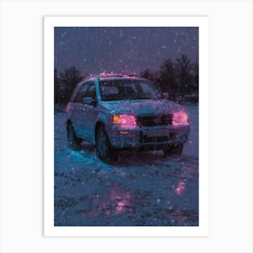 Snowy Night Art Print