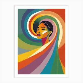 Rainbow Woman 6 Art Print