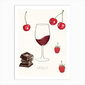 Merlot Art Print