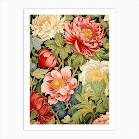 Wallpaper Floral Pattern 7 Art Print